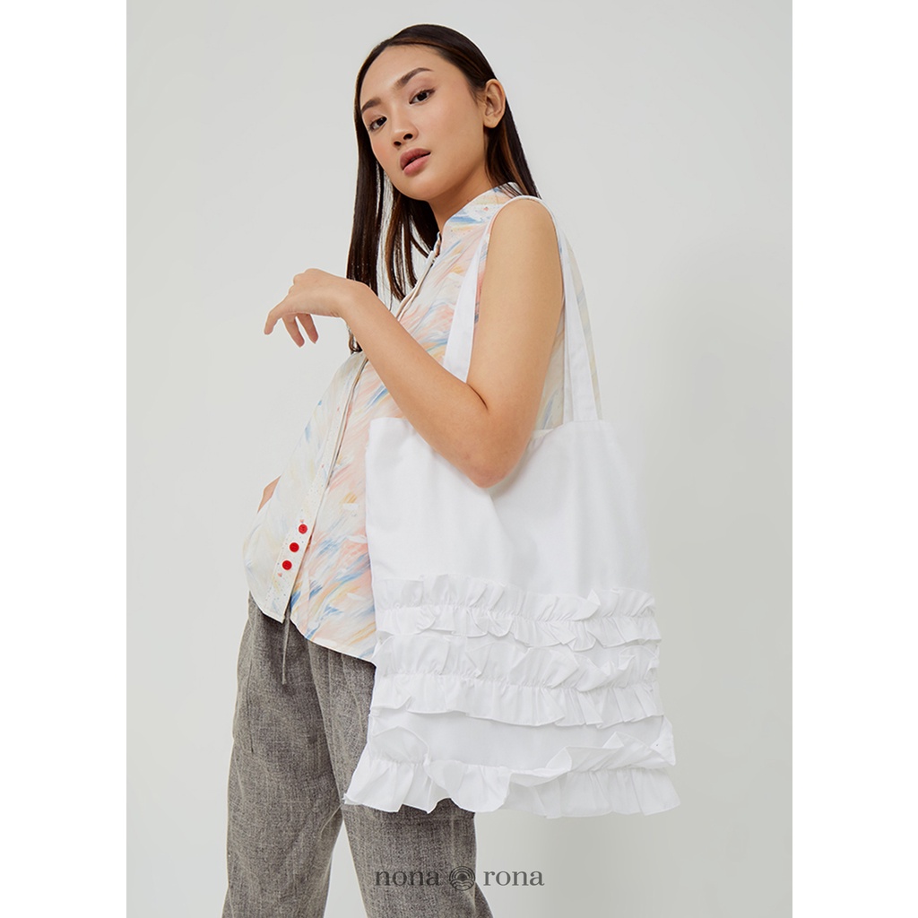 Nona Rona Peony Tote Bag - Tas Wanita