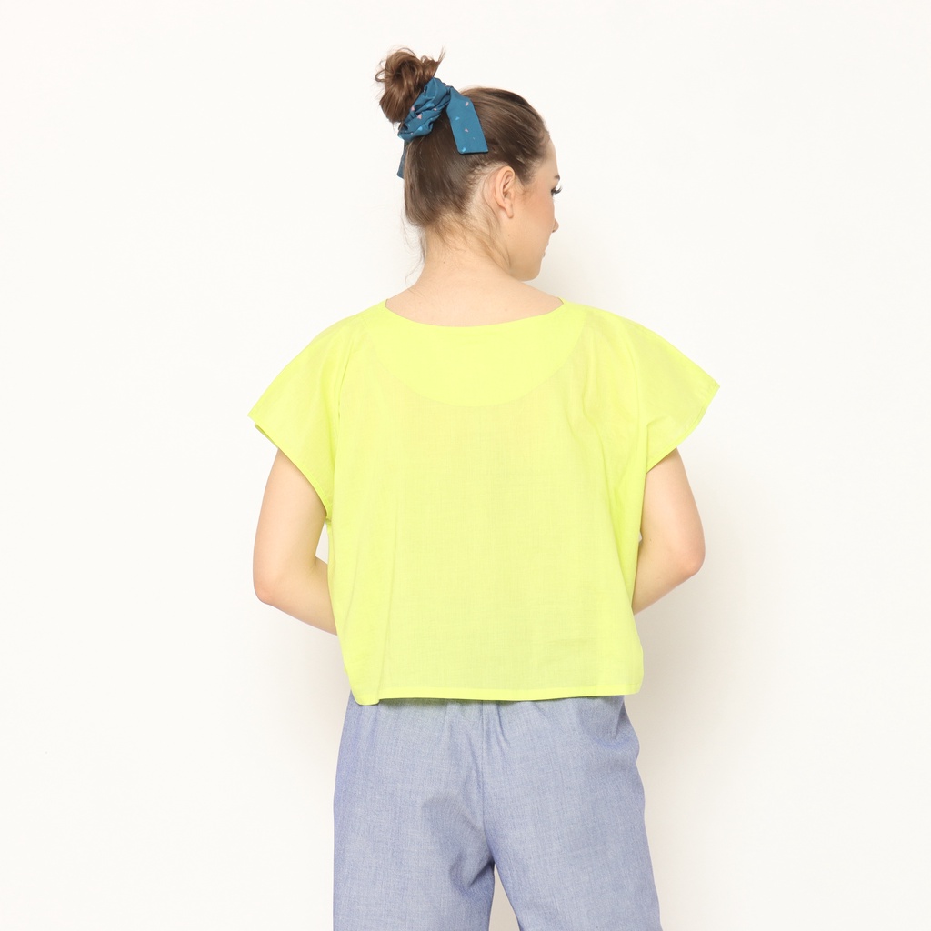 Nona Rona Special Bundling - Blaire Top Lime & Iris Pants
