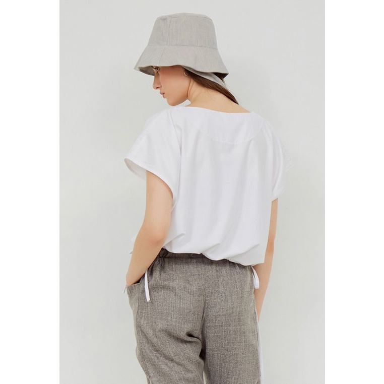 Nona Rona Special Bundling - Cananga Top & Prissa Pants Grey