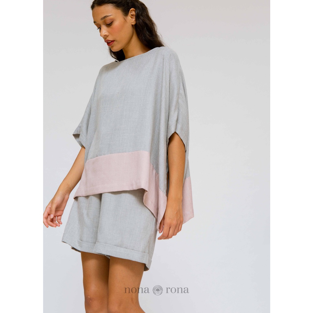 Nona Rona Shyama Loungewear Pants Grey - Celana Wanita