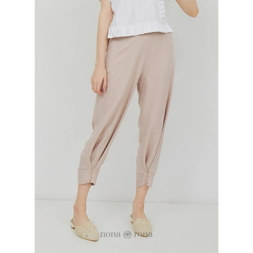 Image of Nona Rona Rose Pants Rose Gold - Celana Wanita