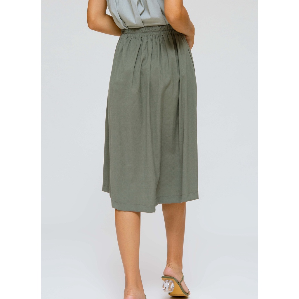 (SPECIAL BUNDLING) Nona Rona Splatter Top & Moss Green Skirt