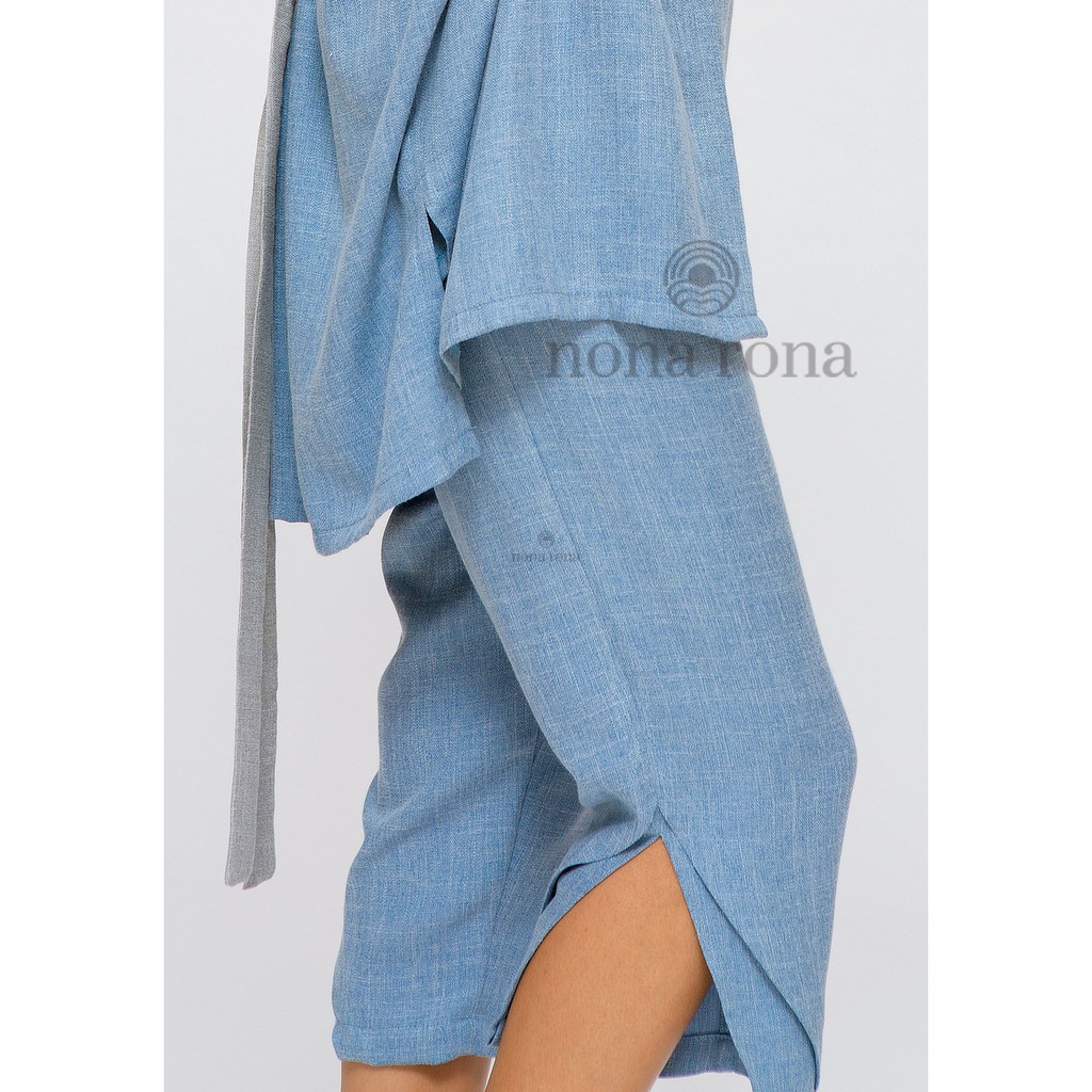 Nona Rona Halla Loungewear Pants - Icy Blue - Celana Wanita