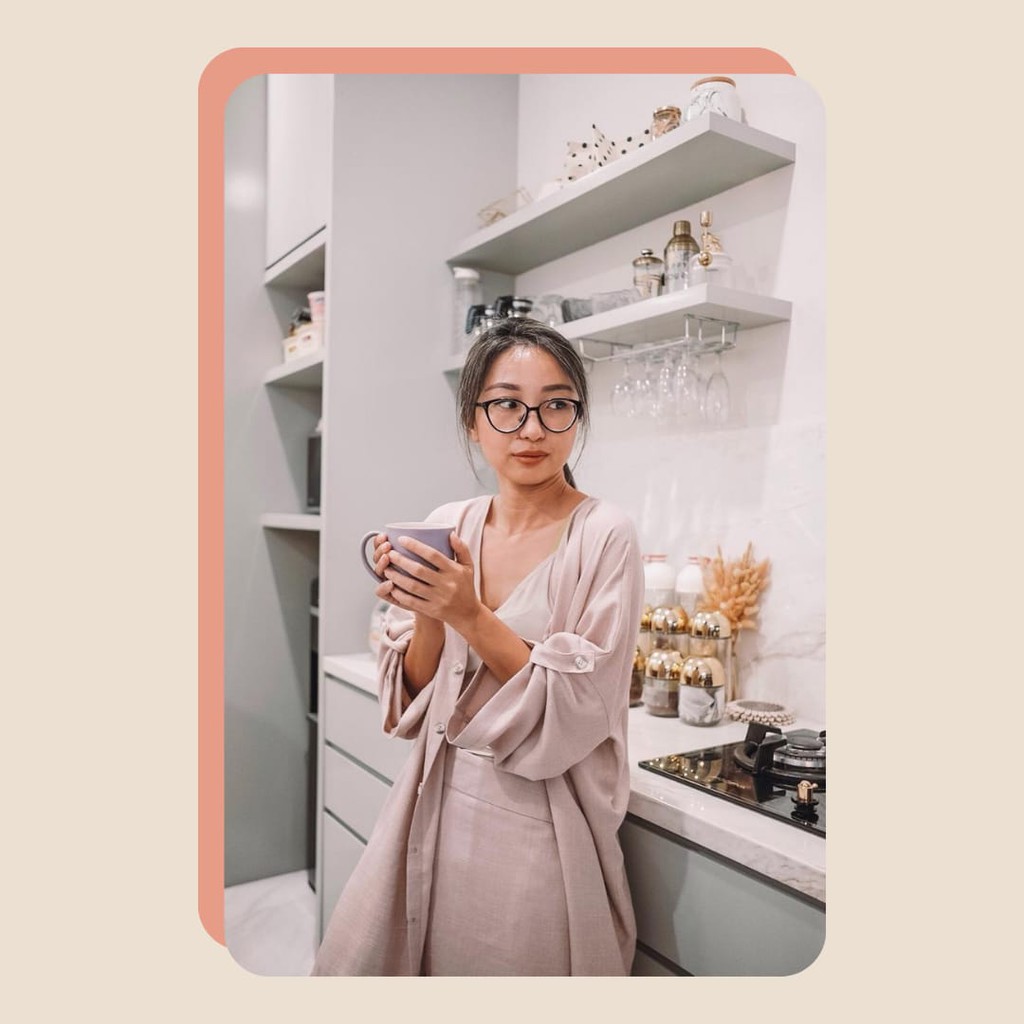 Nona Rona Aretha Top Rose Gold - Atasan Wanita