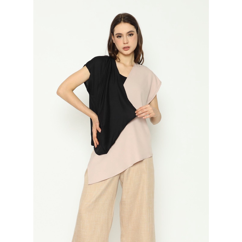 Nona Rona x Milcah - 4 Way Bara Top Black