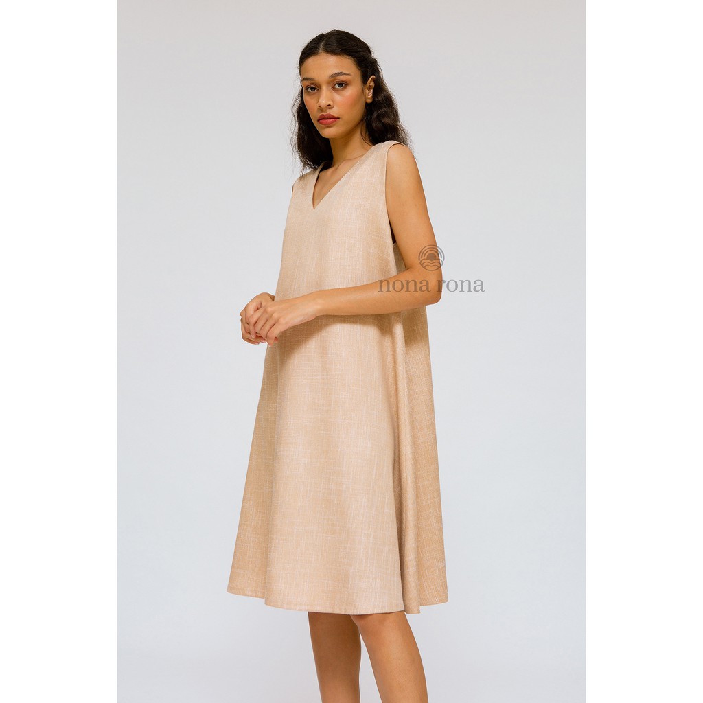 Nona Rona Amyta Dress Champagne (Size S)