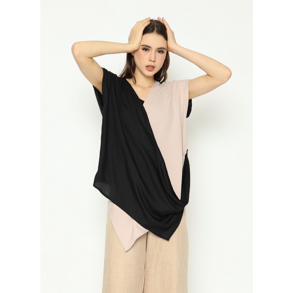 Nona Rona x Milcah - 4 Way Bara Top Black