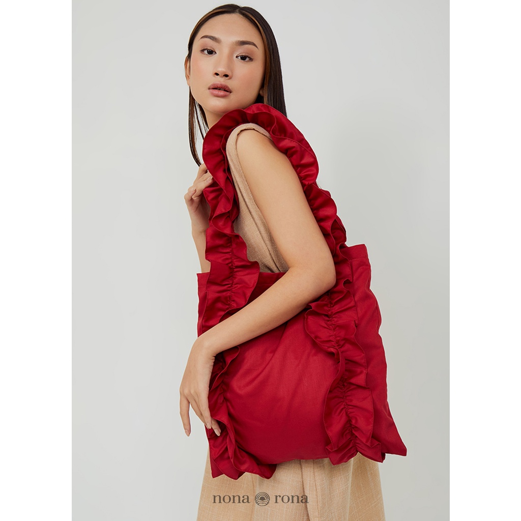 Nona Rona Scarlet Tote Bag - Tas Wanita