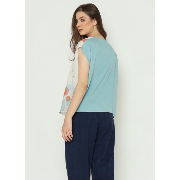 Nona Rona x Milcah - 4 Way Bara Top Blue