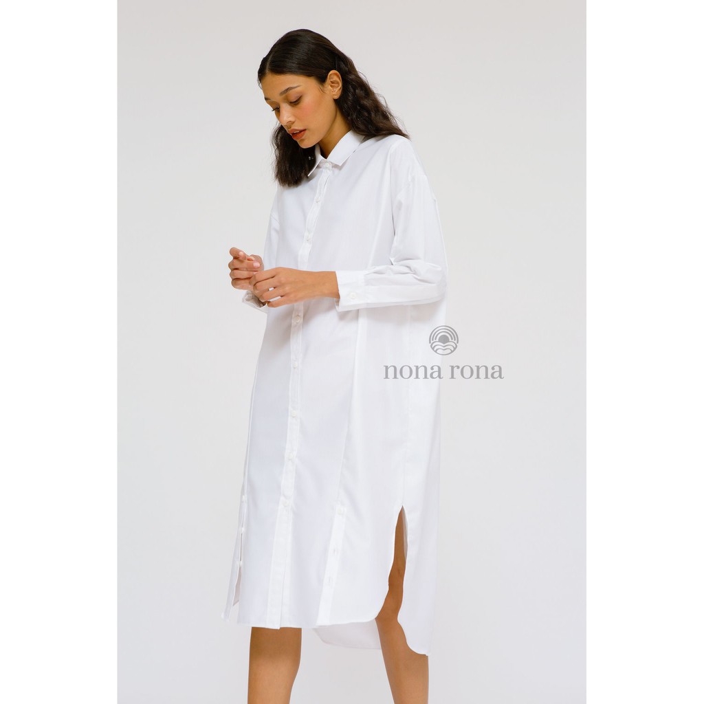 Nona Rona Adya Dress White