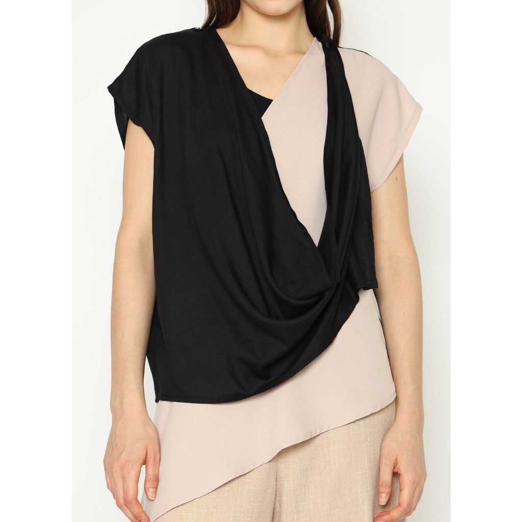 Nona Rona x Milcah - 4 Way Bara Top Black