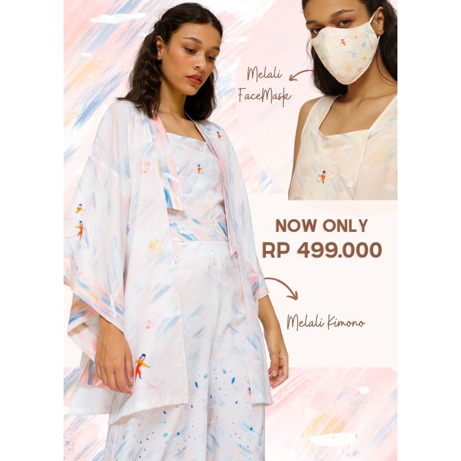 Nona Rona Special Bundling - Melali Kimono & Melali Facemask