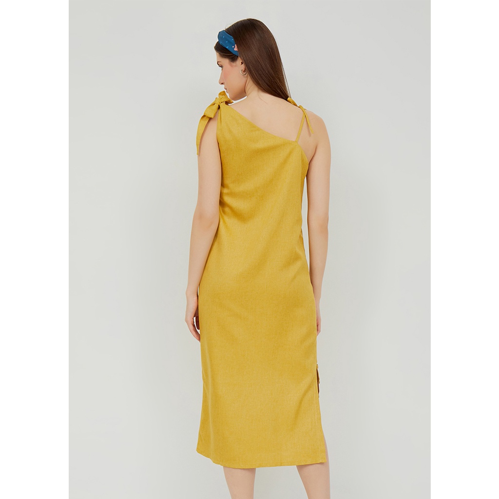 Nona Rona Special Bundling - Sara Dress & Dots Navy Headband