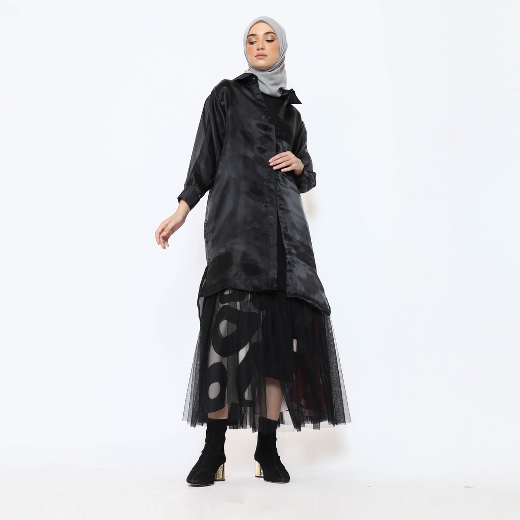 Nona Rona x Zuara - Zuara Basic Organza Tunic