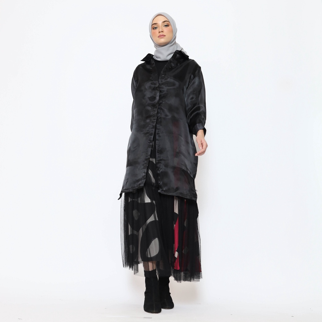 Nona Rona x Zuara - Zuara Basic Organza Tunic