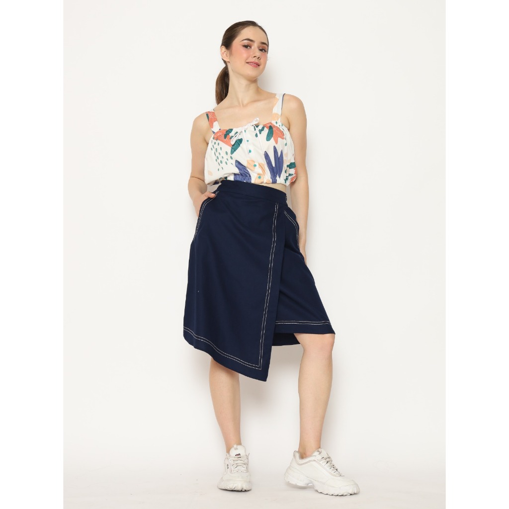 Nona Rona Kyara Skirt Navy
