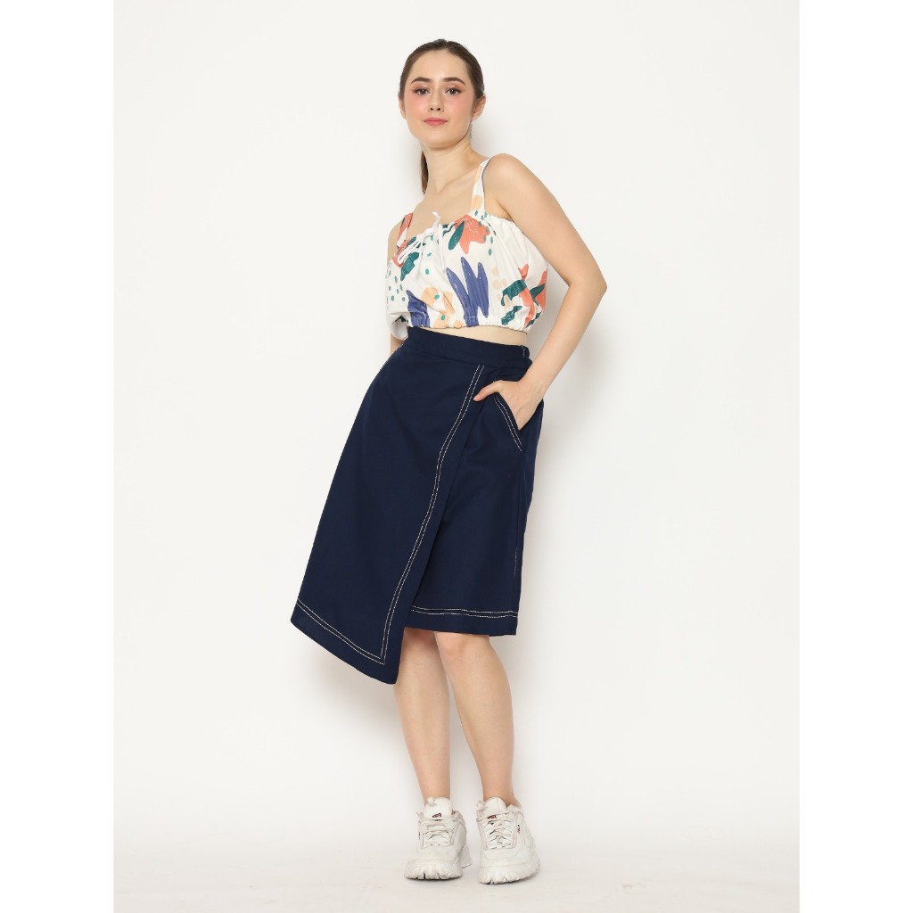 Nona Rona Kyara Skirt Navy