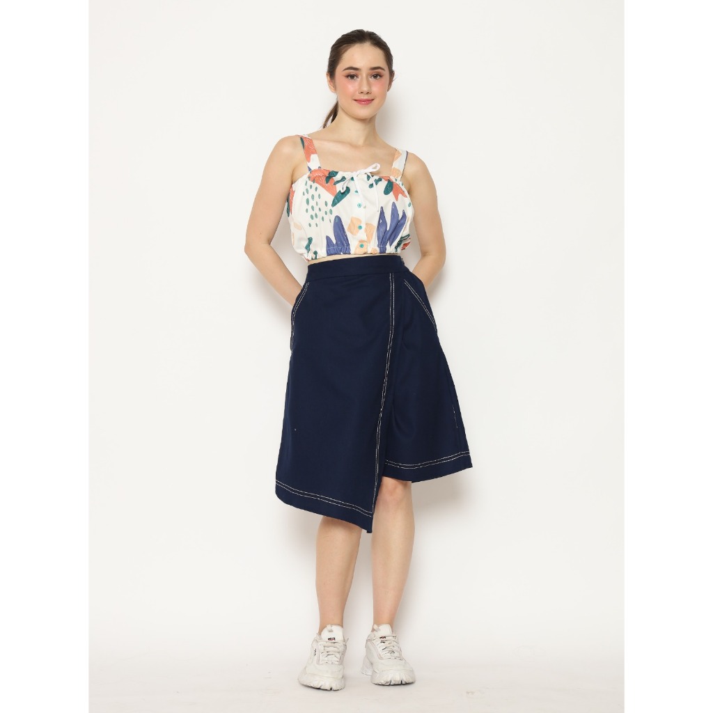 Nona Rona Kyara Skirt Navy
