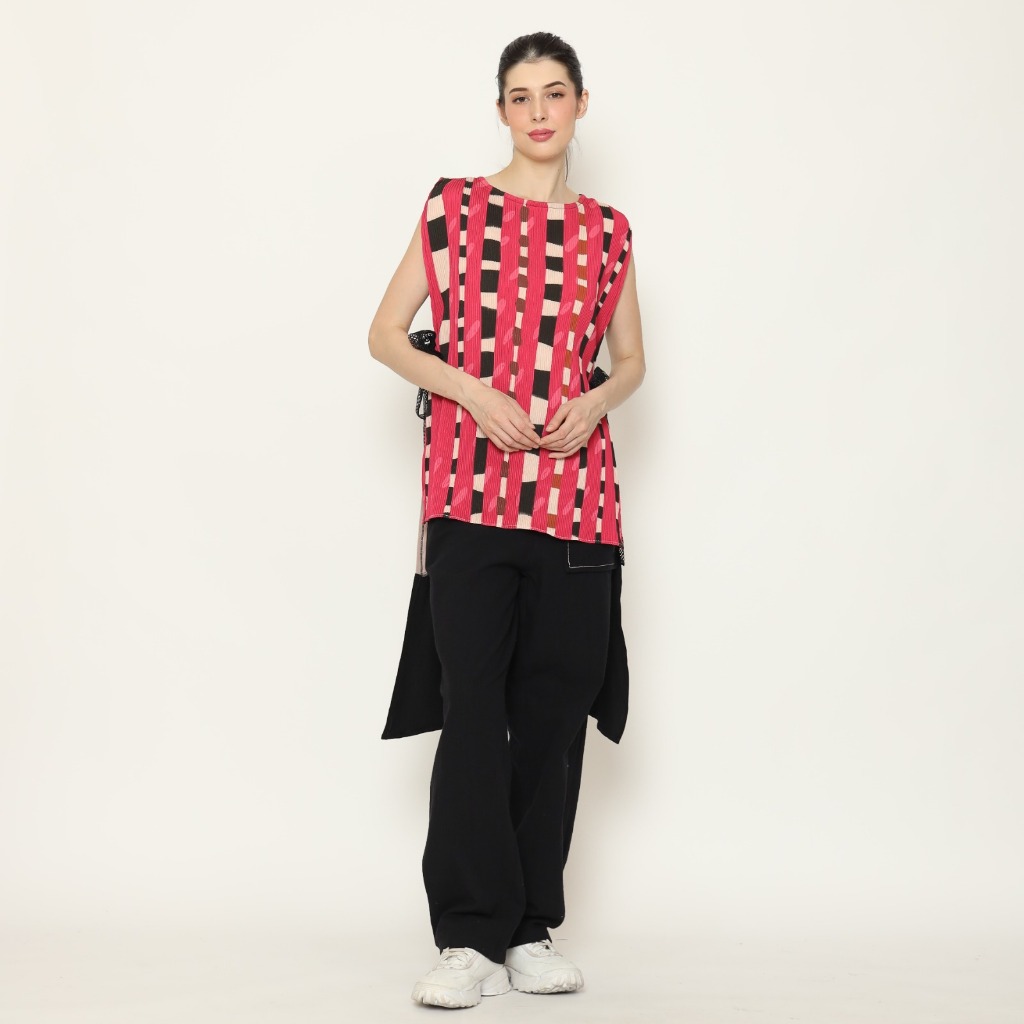Nona Rona Tawa Tunic Pleated