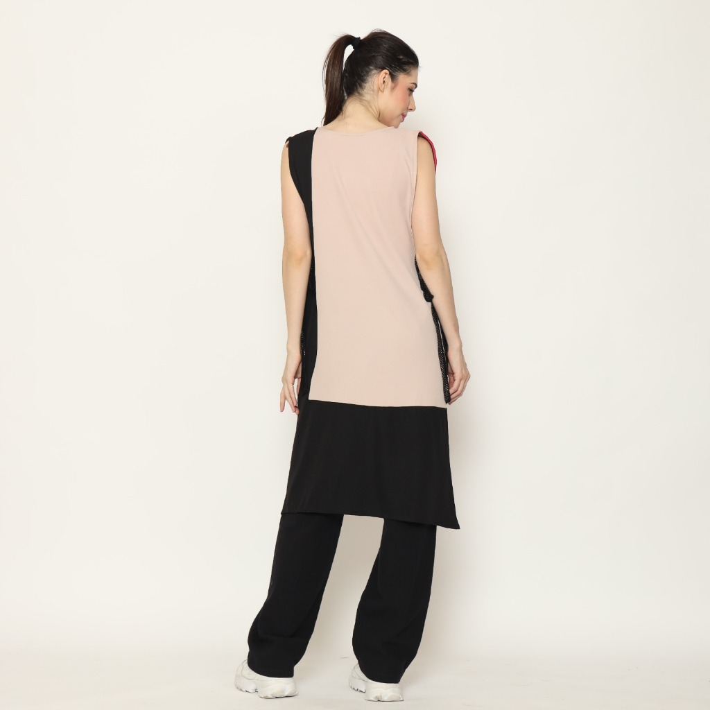 Nona Rona Tawa Tunic Pleated