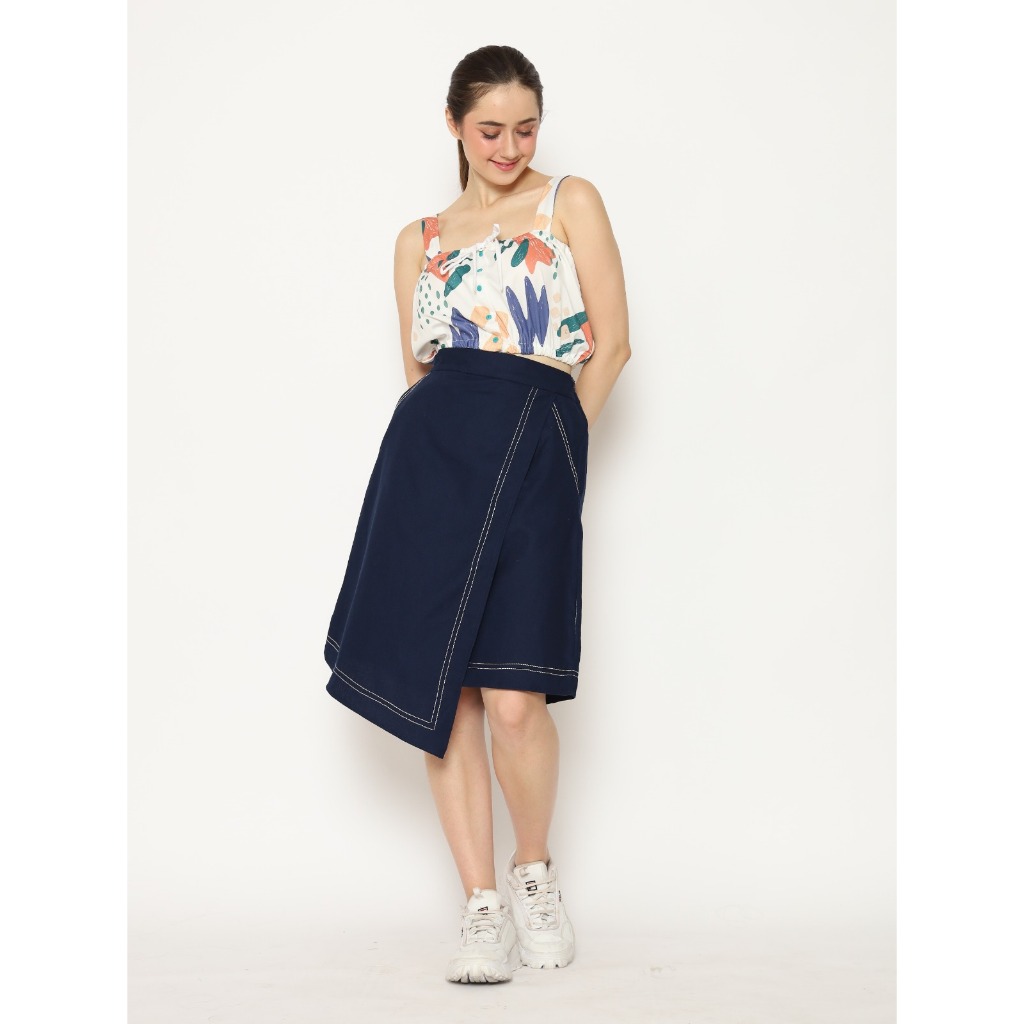 Nona Rona Kyara Skirt Navy