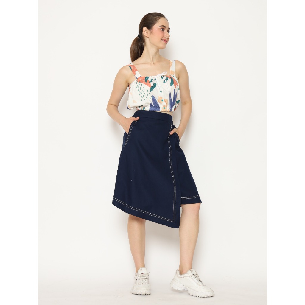 Nona Rona Kyara Skirt Navy