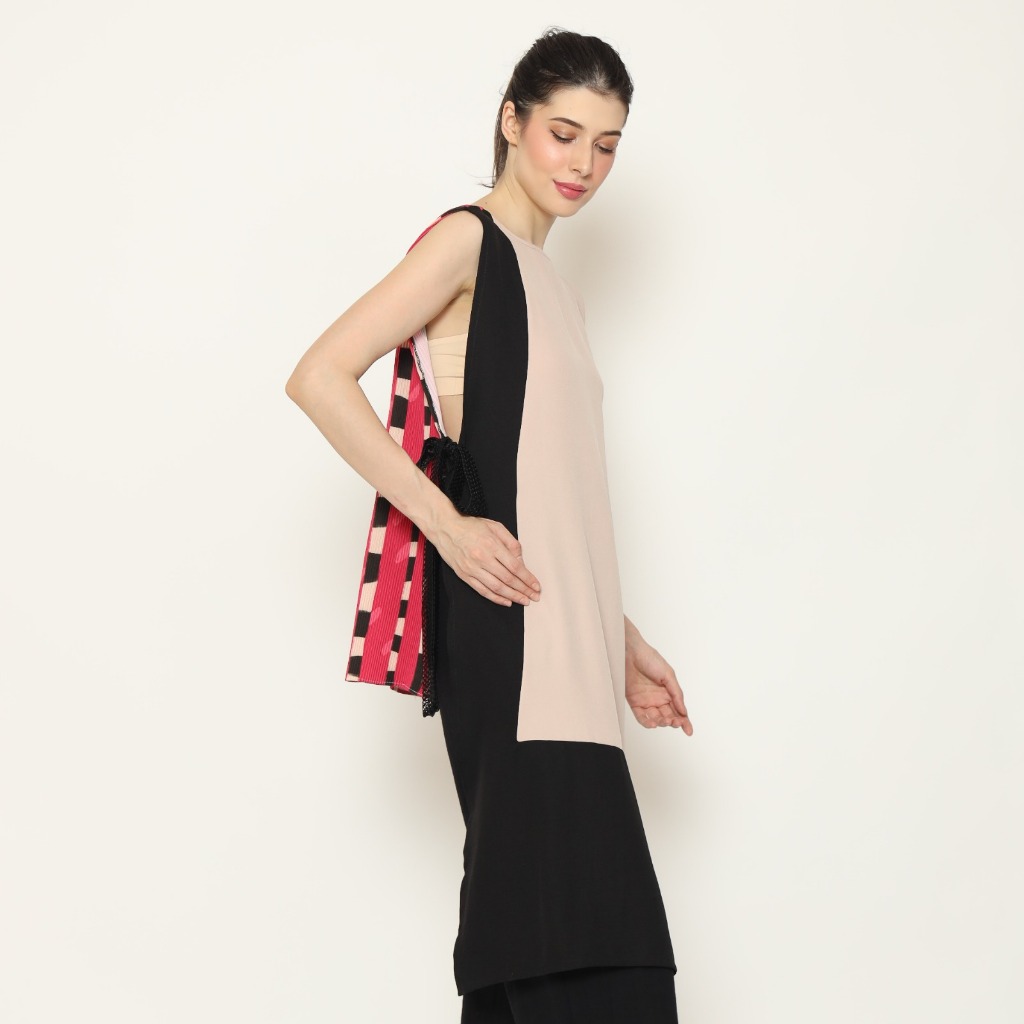 Nona Rona Tawa Tunic Pleated