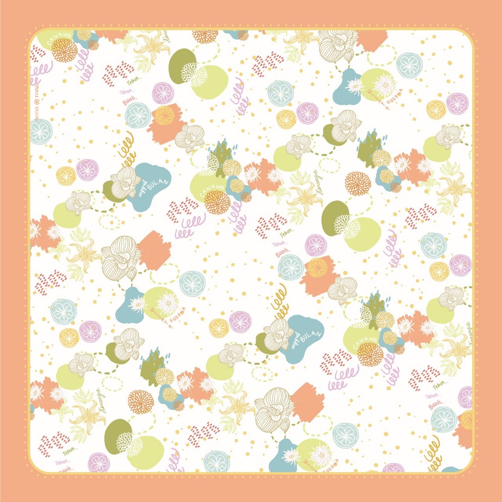 Nona Rona Kembang Scarf
