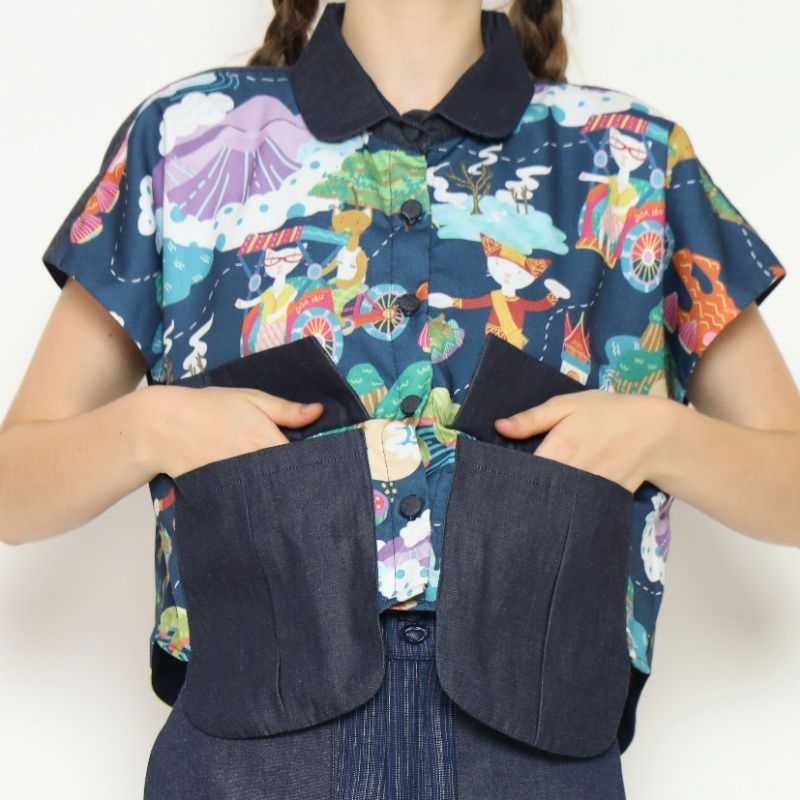 Nona Rona - Ava Shirt-Blouse-Top-Button-up