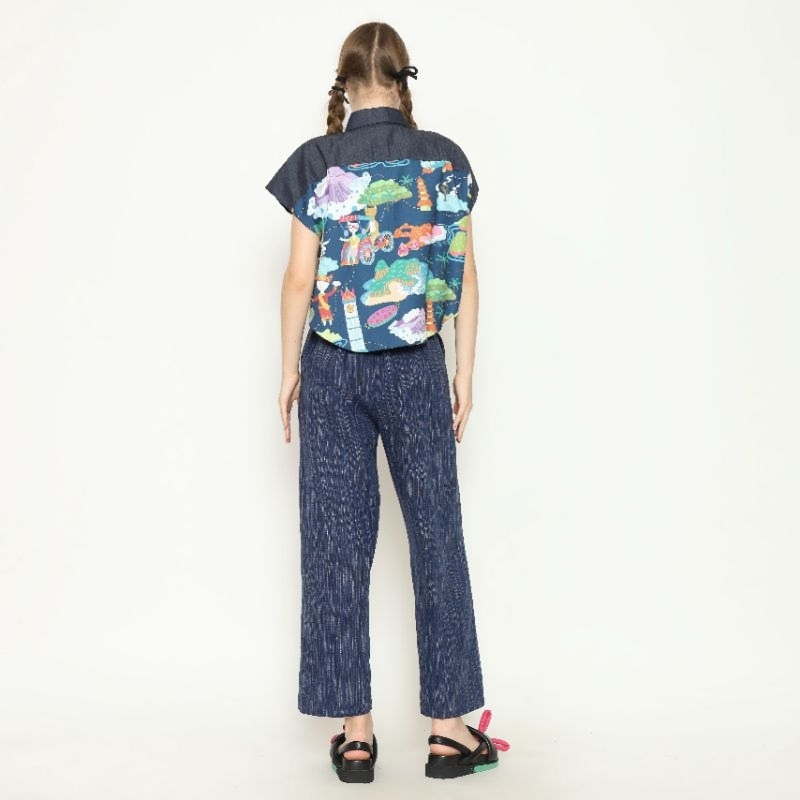 Nona Rona - Ava Shirt-Blouse-Top-Button-up