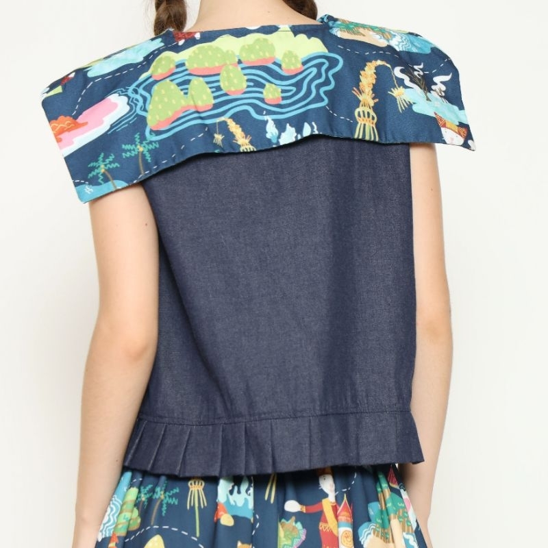 Nona Rona Sailor Top Plesir