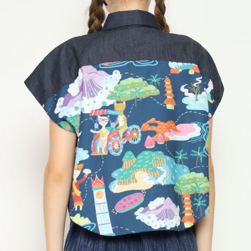 Nona Rona - Ava Shirt-Blouse-Top-Button-up