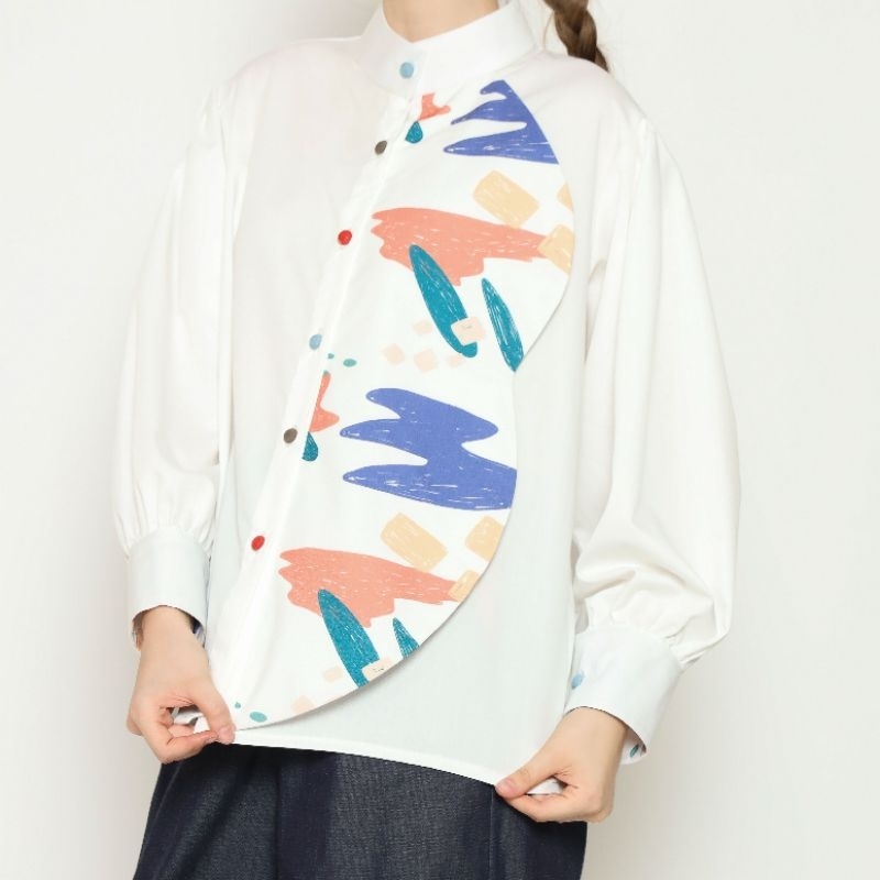 Nona Rona Siera Top White
