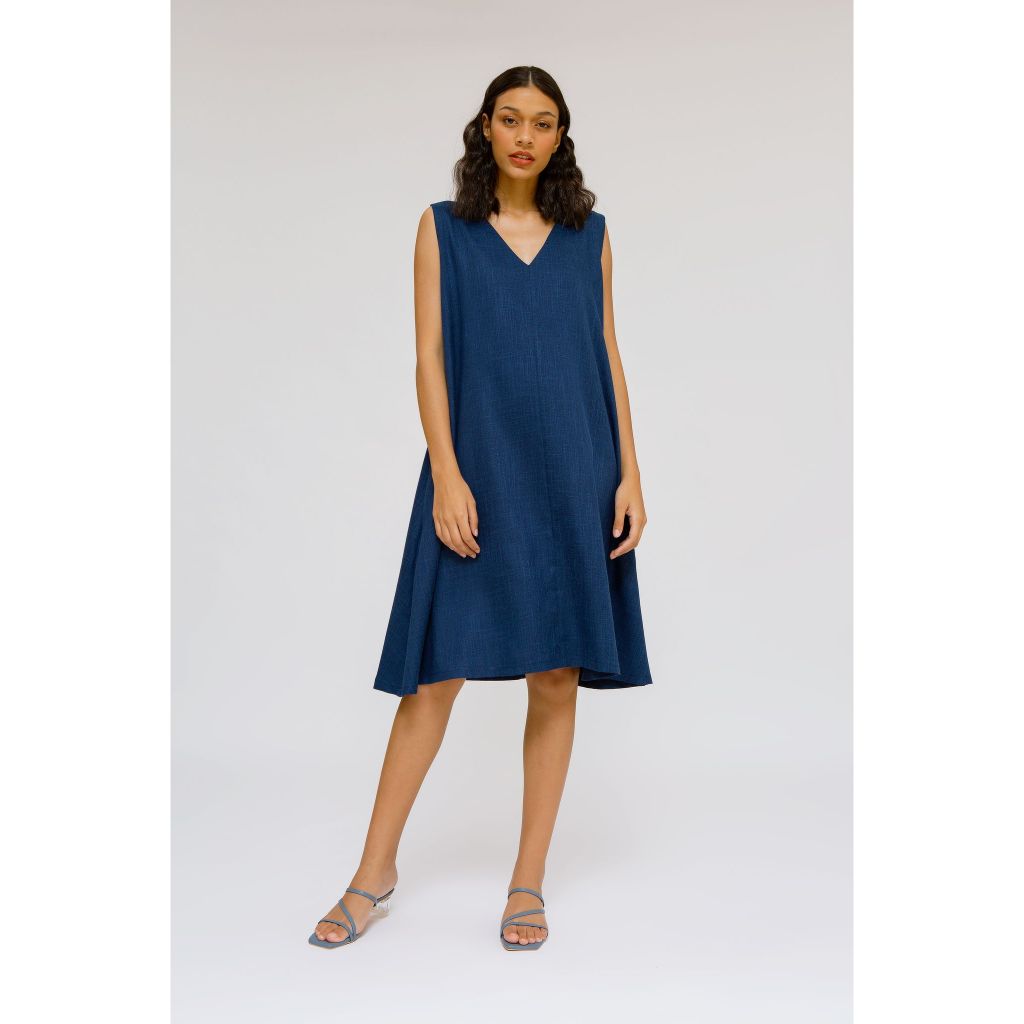 Nona Rona Amyta Dress Navy