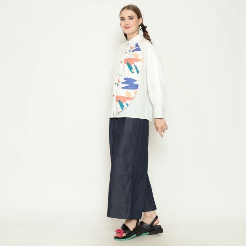 Nona Rona Siera Top White
