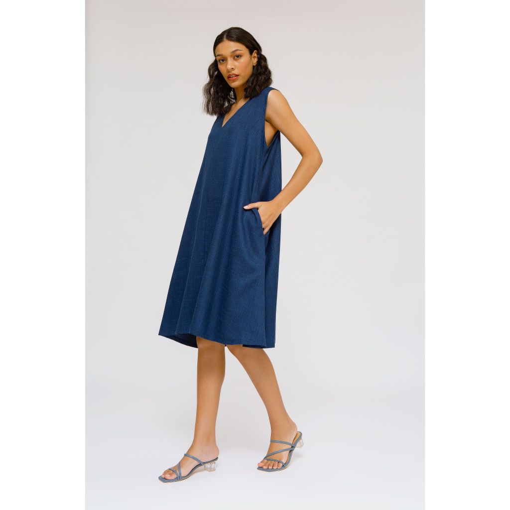 Nona Rona Amyta Dress Navy