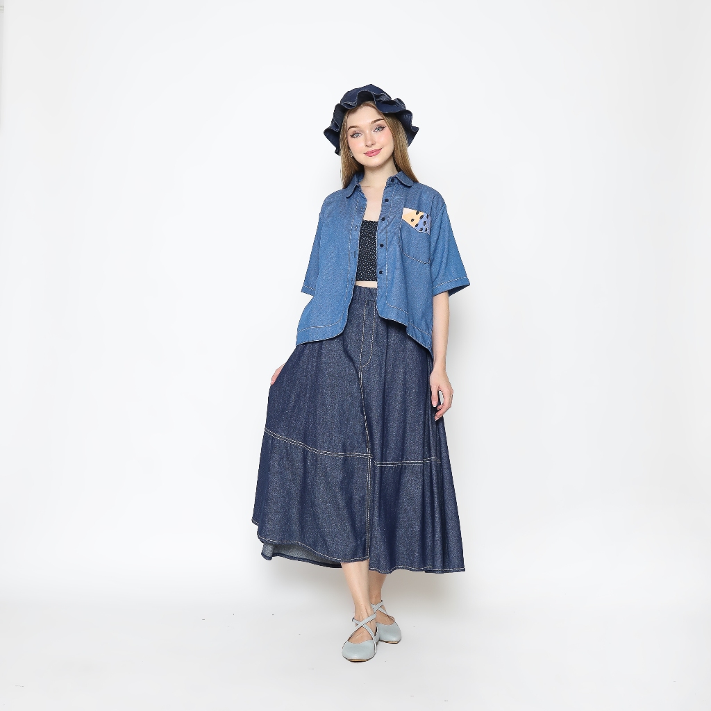 Nona Rona Mikha Skirt Denim