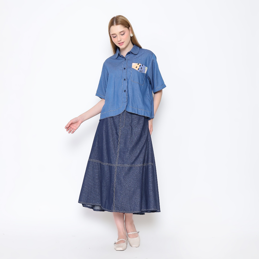 Nona Rona Azure Shirt Denim