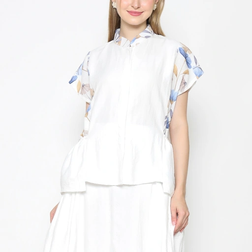 Image of Nona Rona Kalla Shirt White