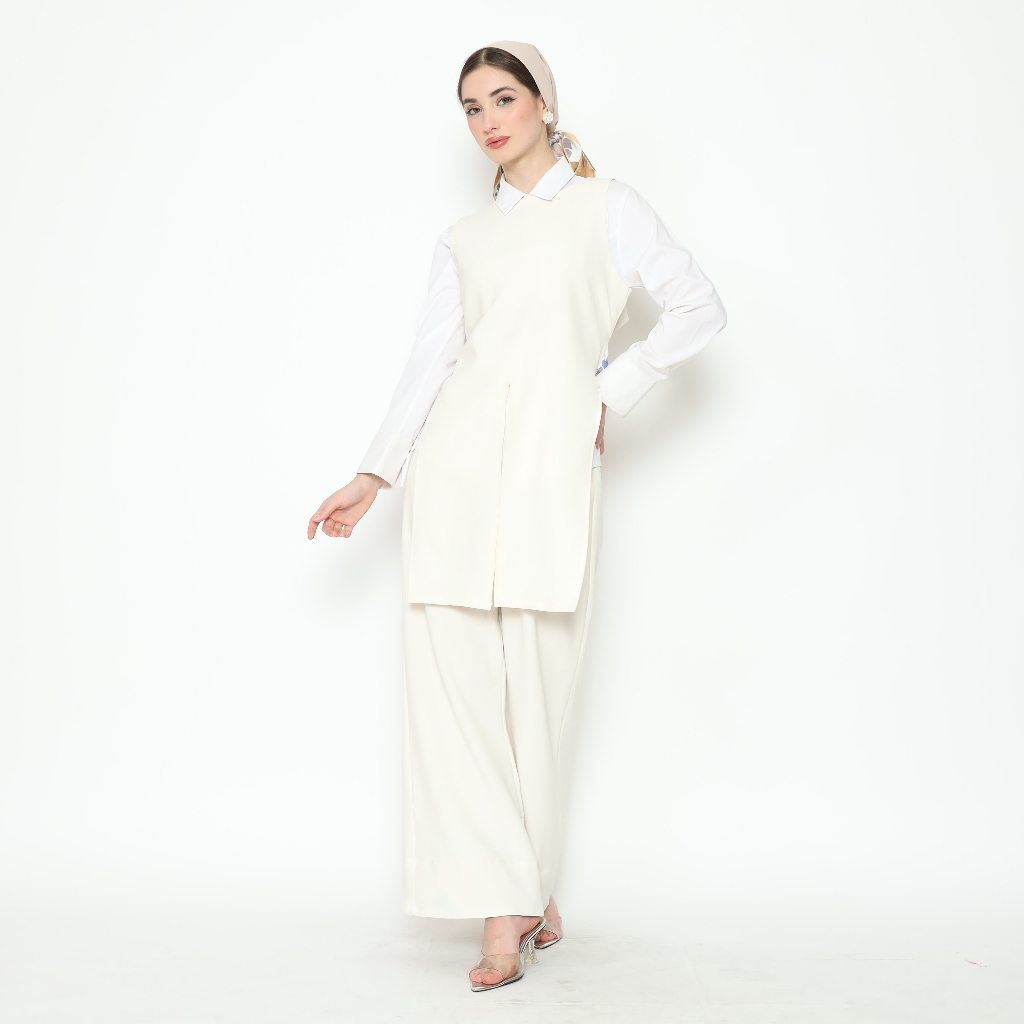 Nona Rona - Shiva Vest White