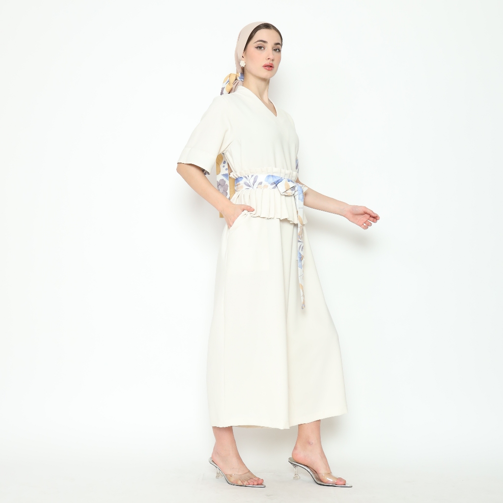 Nona Rona - Myra Jumpsuit White