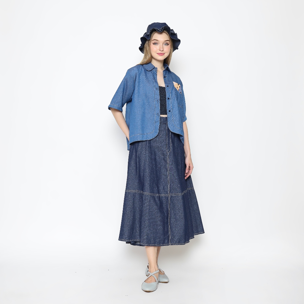 Nona Rona Mikha Skirt Denim