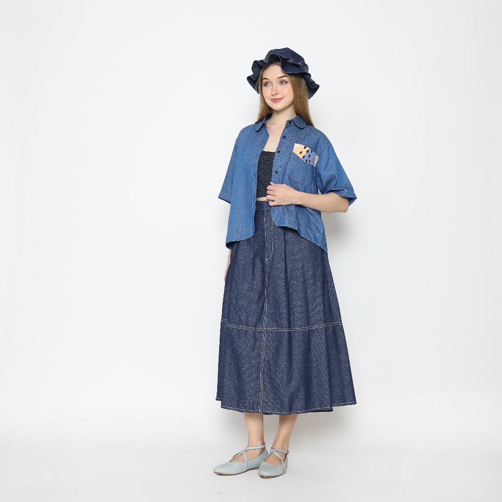 Nona Rona Mikha Skirt Denim