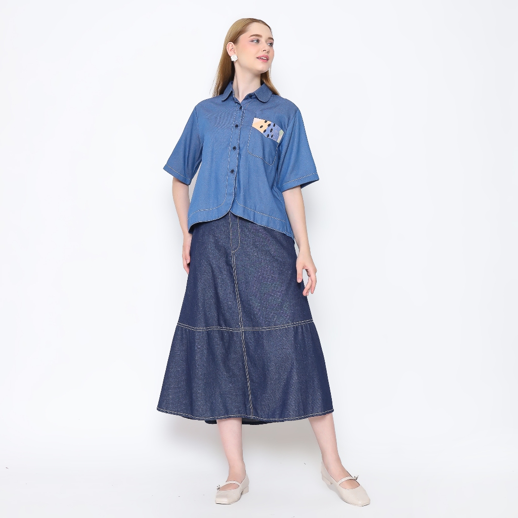 Nona Rona Azure Shirt Denim