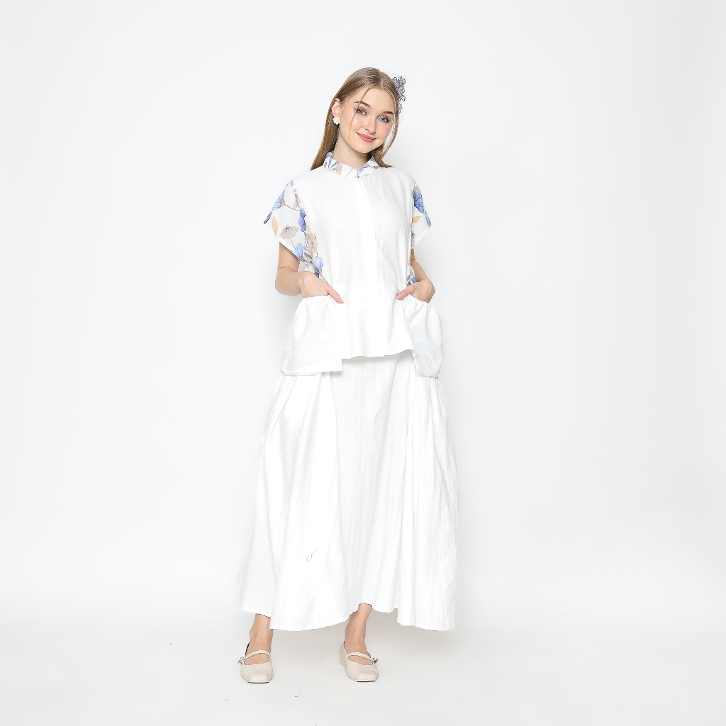 Nona Rona Kalla Shirt White