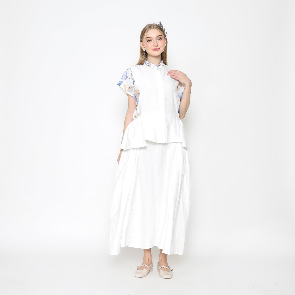 Nona Rona Kalla Shirt White