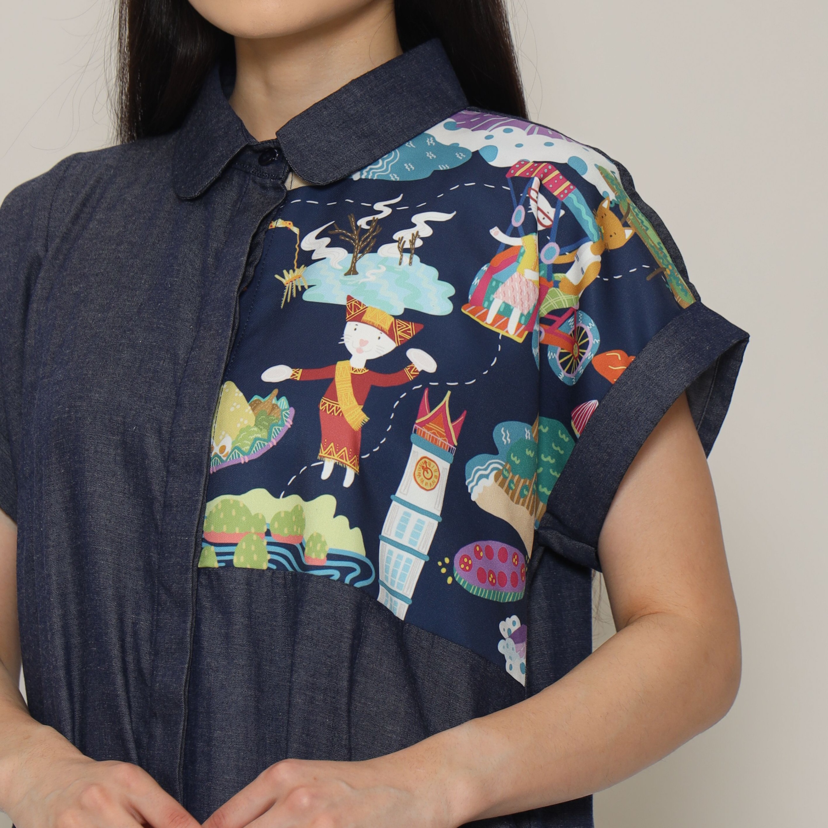 Nona Rona Jelajah Shirt Dress