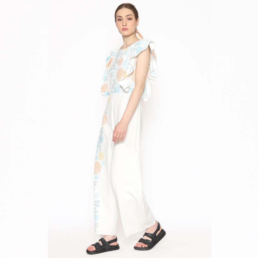 (GARAGE SALE) Nona Rona Kembang Jumpsuit