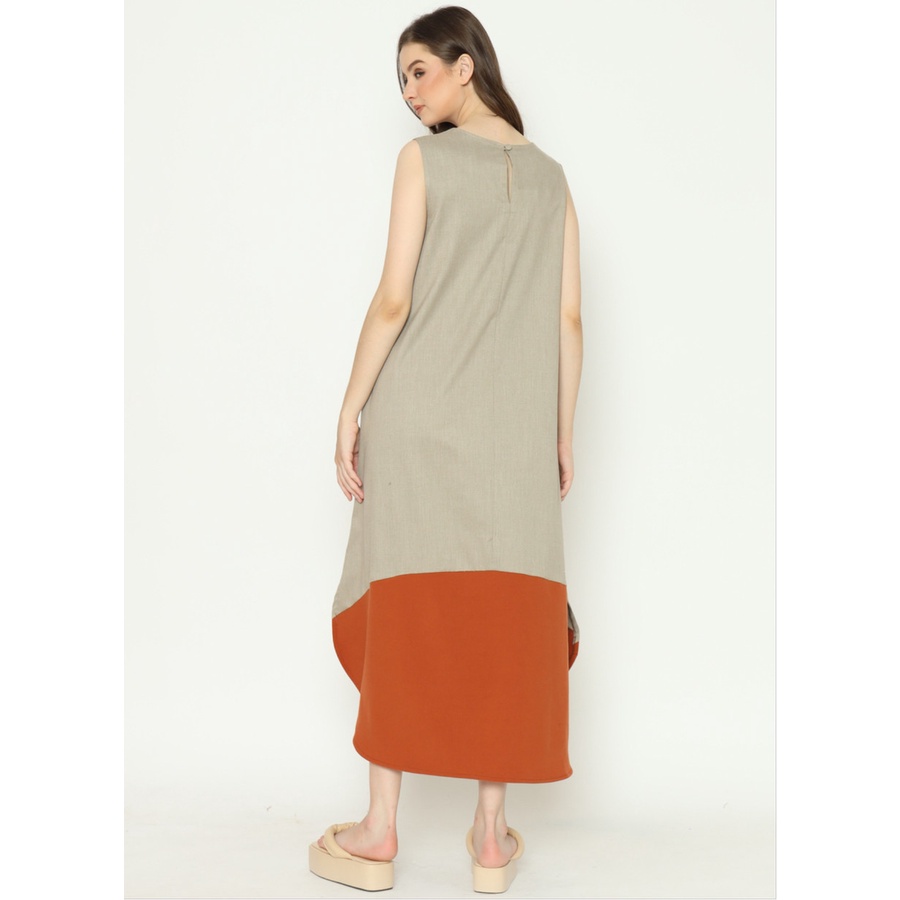 Nona Rona x Milcah - Ronde Dress Beige