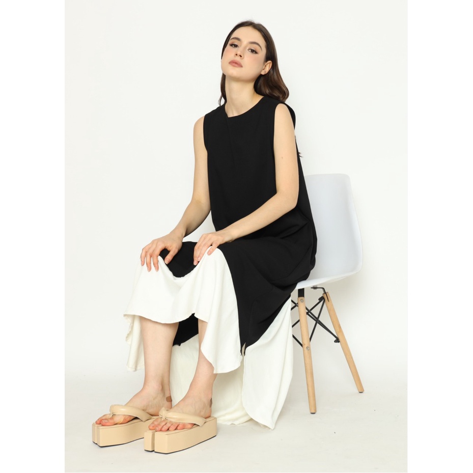 Nona Rona x Milcah - Ronde Dress Black